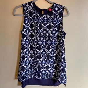 Vince Camuto XS tie dye sleeveless top